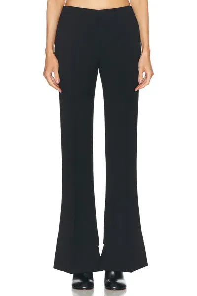 Chloé Tailored Wool Flared Pants In Black