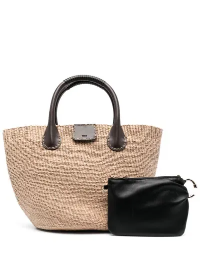 Chloe X Eres Chloè X Eres Palma Raffia Shopping Bag