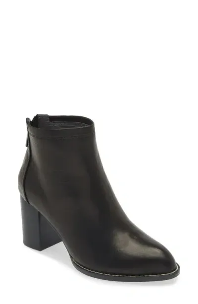 Chocolat Blu Alanna Bootie In Black Leather