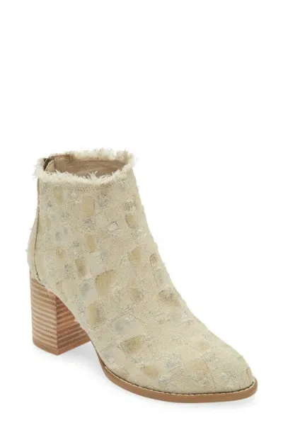 Chocolat Blu Anika Bootie In Cream Wash