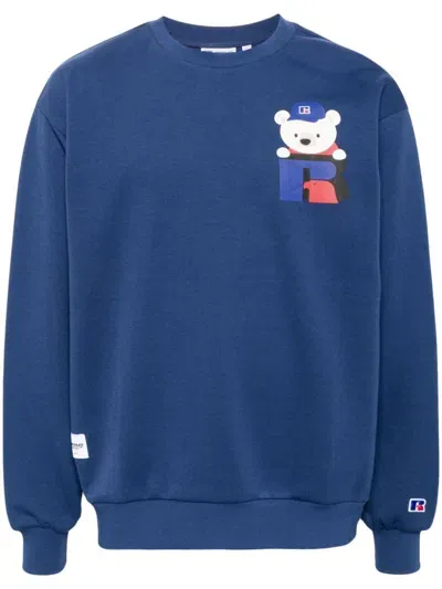 Chocoolate Graphic-printed Sweatshirt In Blue