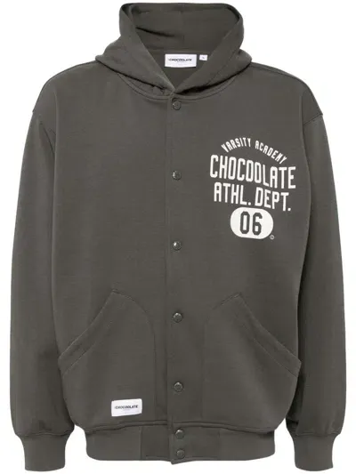 Chocoolate Logo-print Jacket In Green