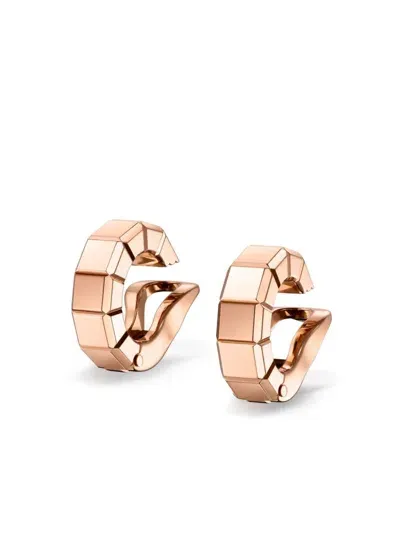 Chopard 18kt Rose Gold Ice Cube Earrings In Pink