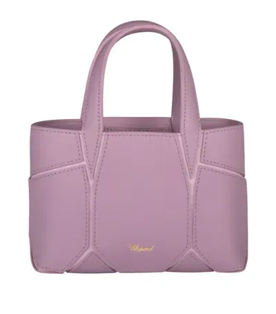 Chopard Mini Diamond Top-handle Bag In Purple