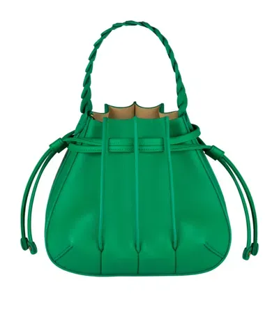 Chopard Mini Leather Gem Bucket Bag In Green