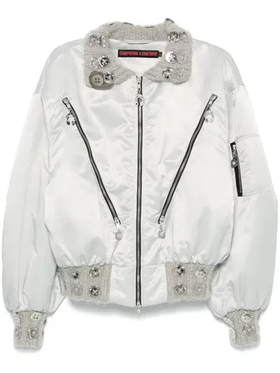 Chopova Lowena Darling Bomber Jacket In Grey