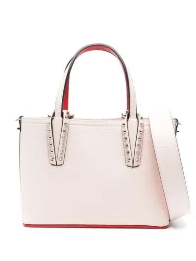 Christian Louboutin Cabata Mini Tote Bag In Beige