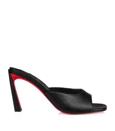 Christian Louboutin Condora Leather Mules 85 In Black