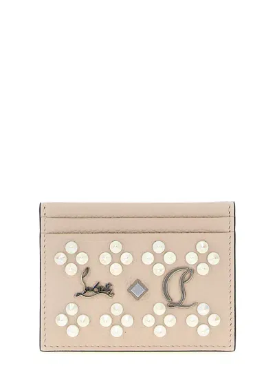 Christian Louboutin Kios Card Holder In Pink