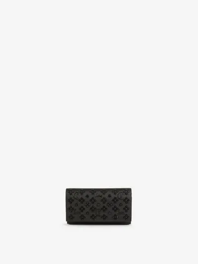 Christian Louboutin Leather Clutch Bag In Black