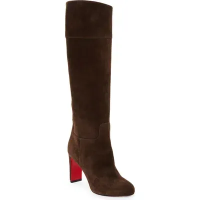 Christian Louboutin Loo Boot In Brown