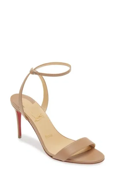 Christian Louboutin Loubigirl Ankle Strap Sandal In Blush