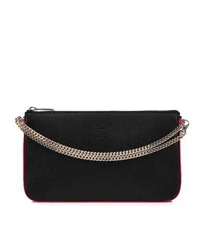 Christian Louboutin Loubila Hybrid Pouch In Black