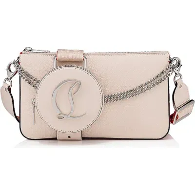 Christian Louboutin Loubila Hybrid Pouch Crossbody In Neutral