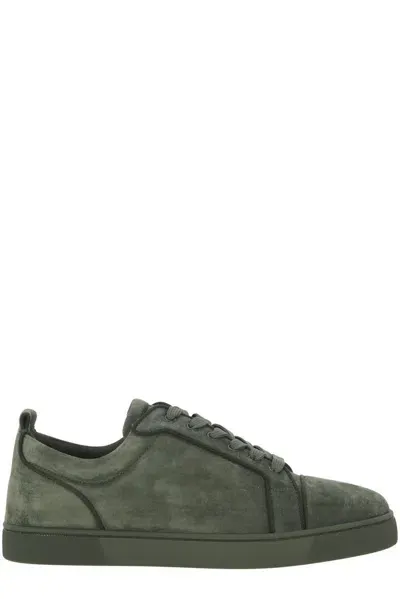 Christian Louboutin Louis Junior Low In Green