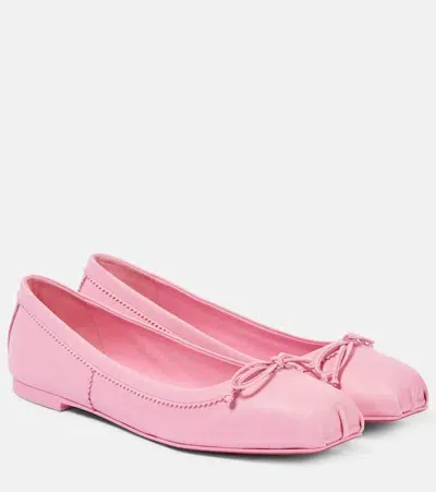 Christian Louboutin Ballerinas Mamadrague Aus Leder In Pink