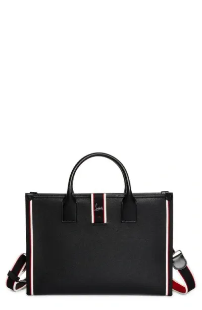 Christian Louboutin Nastroloubi F.a.v. Tote Bag In Black/multi/black