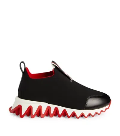 Christian Louboutin Tiketa Run Flat Sneakers In Black