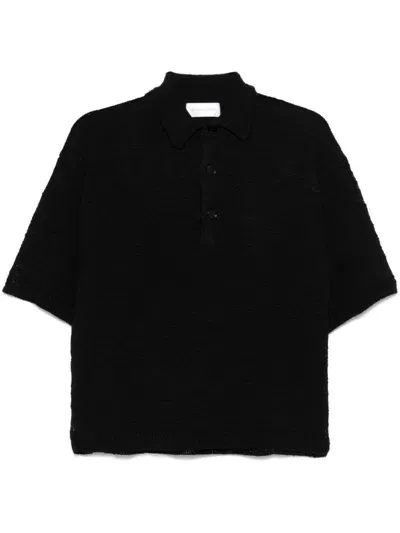 Christian Wijnants Klia Polo Top In Black