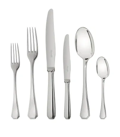 Christofle America Silver-plated 36-piece Cutlery Set In Metallic