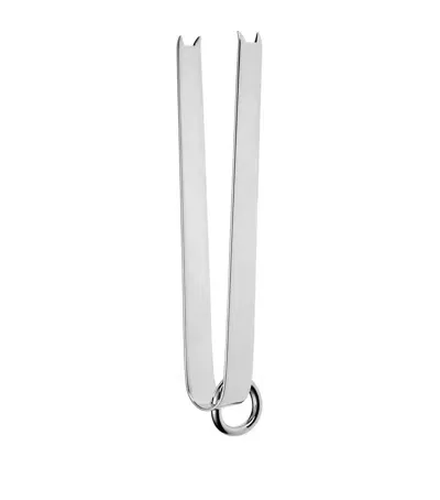 Christofle Ice Tongs Vertigo In Metallic