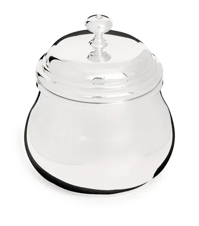 Christofle Silver-plated Albi Individual Sugar Bowl In Transparent