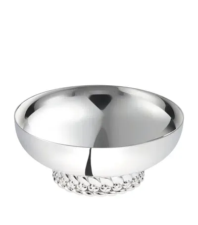 Christofle Silver-plated Babylone Bowl In Metallic