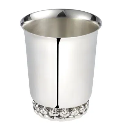 Christofle Silver-plated Babylone Tumbler In Metallic