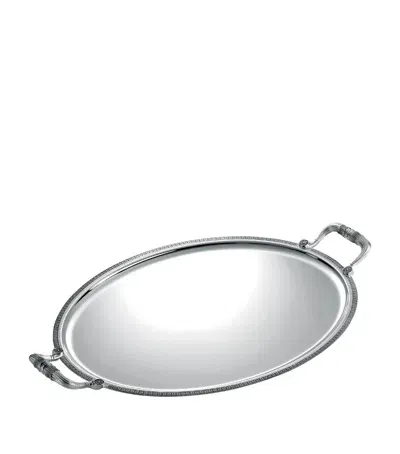 Christofle Silver-plated Malmaison Oval Tray