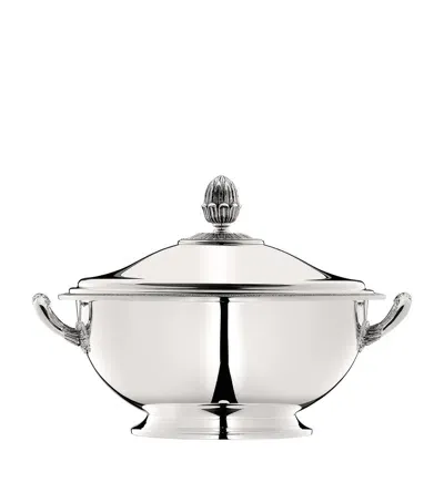 Christofle Silver-plated Malmaison Soup Tureen In Metallic