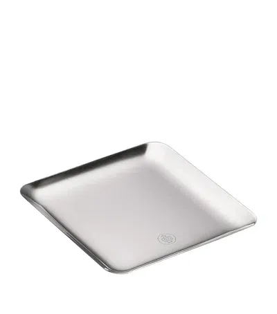 Christofle Silver-plated Silver Time Tray In Metallic