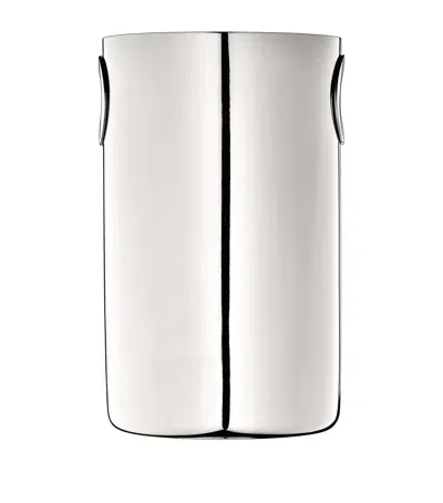 Christofle Stainless Steel Oh De  Wine Cooler In Metallic