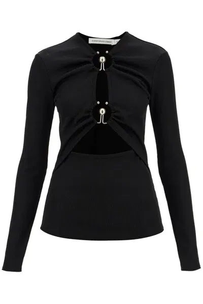 Christopher Esber Long-sleeved Orbit Ruched In Black