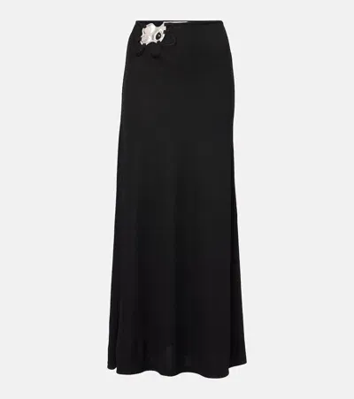 Christopher Esber Trio Stone Maxi Skirt In Black