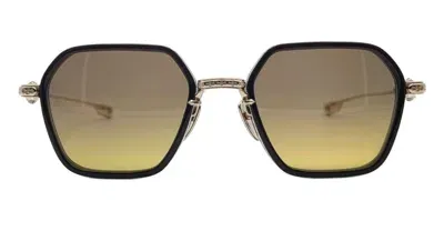 Chrome Hearts Danger Zone - Classic Brown / Gold Plated Sunglasses