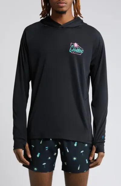 Chubbies Sun Hooded Rashguard In The Neon Moon