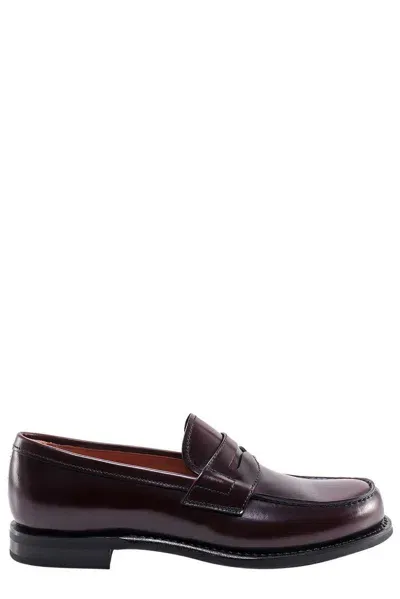 Church's Gateshead Round Toe Loafers In Black