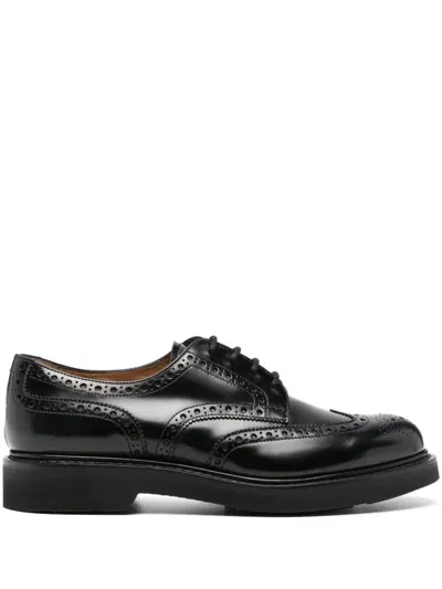 Church's Leather Brogues In Black