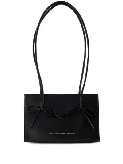 Chylak Leather Tote Bag In Black