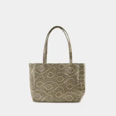 Chylak Wide Shopper Bag -  - Leather - Printed In Neutrals