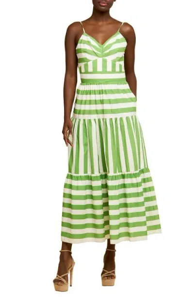 Ciebon Vivienne Maxi Sundress In Green