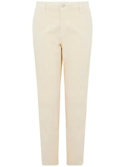 Cigala's Cotton Relaxed Chino Pants In Beige