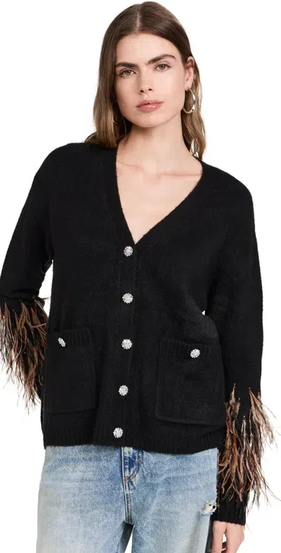 Cinq À Sept Dreama Marnie Cardigan Black Multi