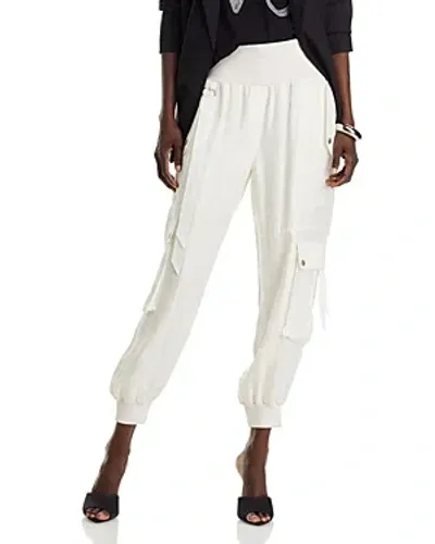 Cinq À Sept Cinq A Sept Harmony Cargo Jogger Pants In Ivory