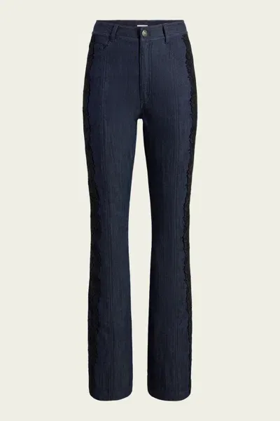 Cinq À Sept Laney Pant In Indigo In Black