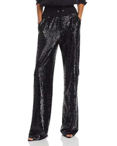 Cinq À Sept Cinq A Sept Milly Sequin Pants In Black