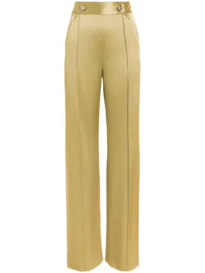 Cinq À Sept Rainer Tailored Trousers In Yellow