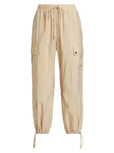 Cinq À Sept Nitsan Parachute Pants In Khaki