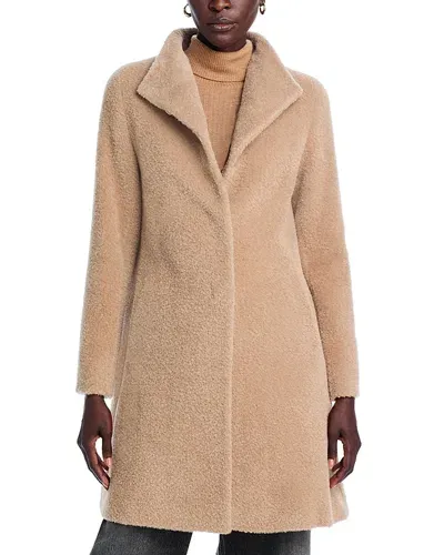 Cinzia Rocca Coat In Light Camel