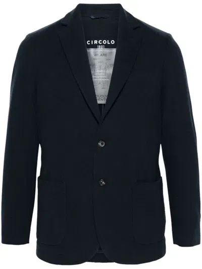 Circolo 1901 Single-breasted Blazer In Black